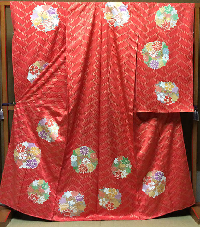 女子祝い着　四つ身きもの